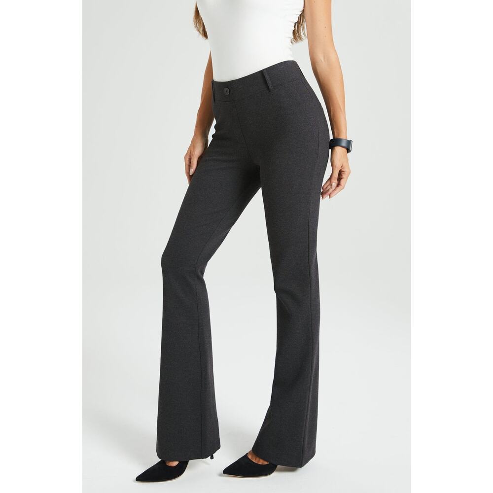 Betabrand Two Pocket Dress Pant Yoga Pant Bootcut Pants Business Casual- XLP